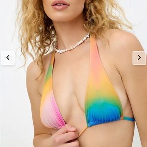 Frankies Bikinis Serotonin Bikini Top & 2 x Bottoms Size Medium